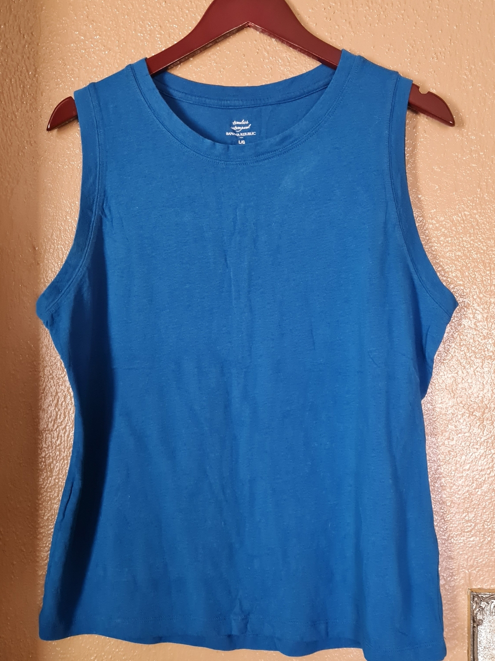 Banana Republic Women's Bright Blue Sleeveless Tank